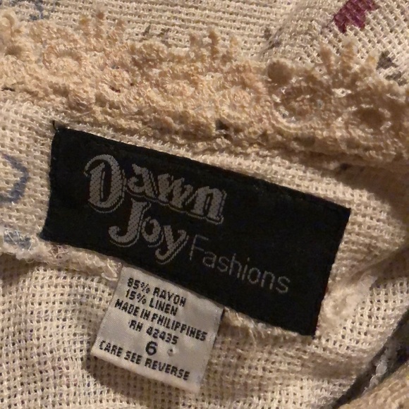 š„DEADSTOCK Vintage Boho Dressš„ - Picture 5 of 5